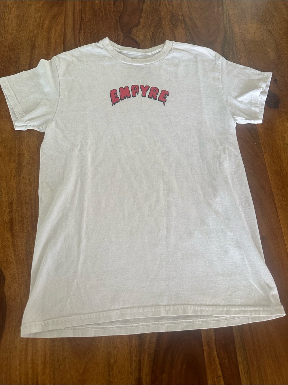 Empyre Men’s 100% Cotton front and back print Tee with Logo